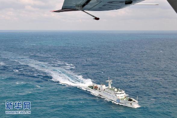 A Chinese ship conducts its routine patrol.