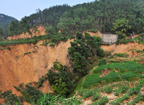 China will launch four projects to bring land subsidence problems under control by 2020.  [File photo] 