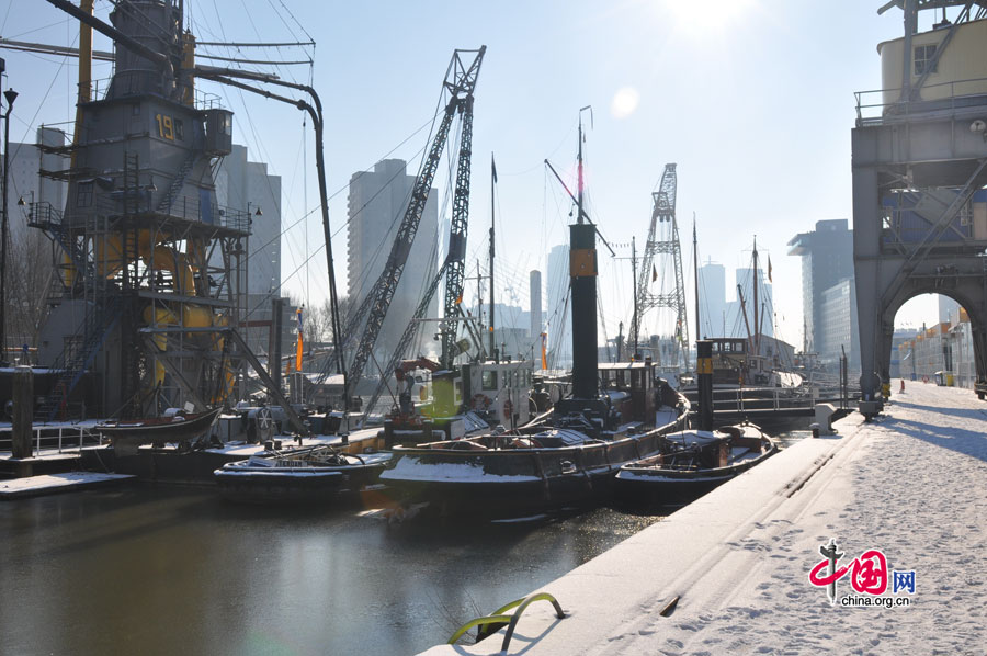 A port in Rotterdam. [Pang Li/China.org.cn]