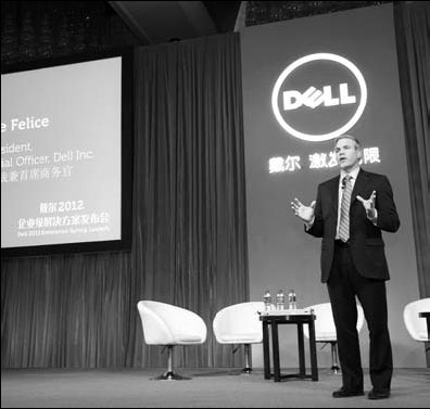 Steve Felice, president and chief commercial officer at Dell Inc, in Beijing on Tuesday.[China Daily]