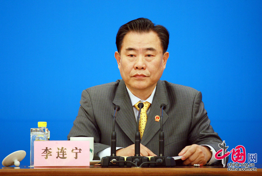 The Fifth Session of the 11th National People's Congress (NPC) holds a press conference Sunday in the Great Hall of the People on the schedule of the session and issues related to the work of the NPC ahead of the session's opening on March 5. Li Lianning hosts the press conference.