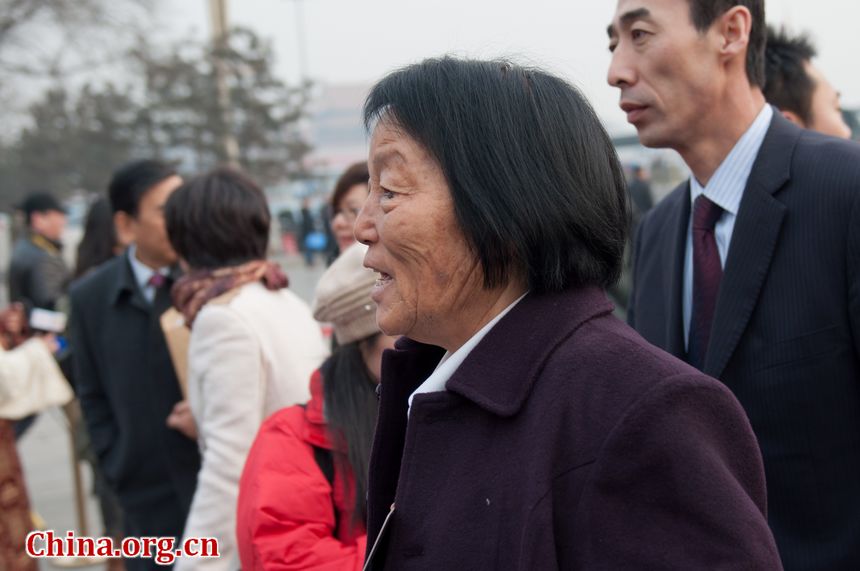 Madame Shen Jilan, born in December, 1930, is the only person in China who have been been a delegate to the all the 11 National People&apos;s Congress (NPC) conferences since the first NPC in 1954. [China.org.cn]