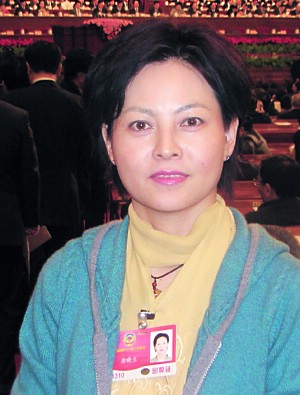 Xu Xiaolan, vice president of China Information Industry Development Academy and member of the 11th National Committee of the Chinese People's Political Consultative Conference. 