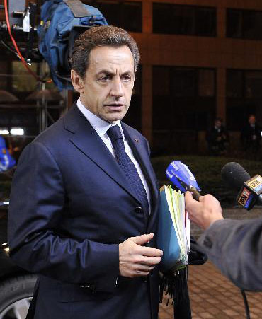 French President Nicolas Sarkozy [Xinhua File photo] 