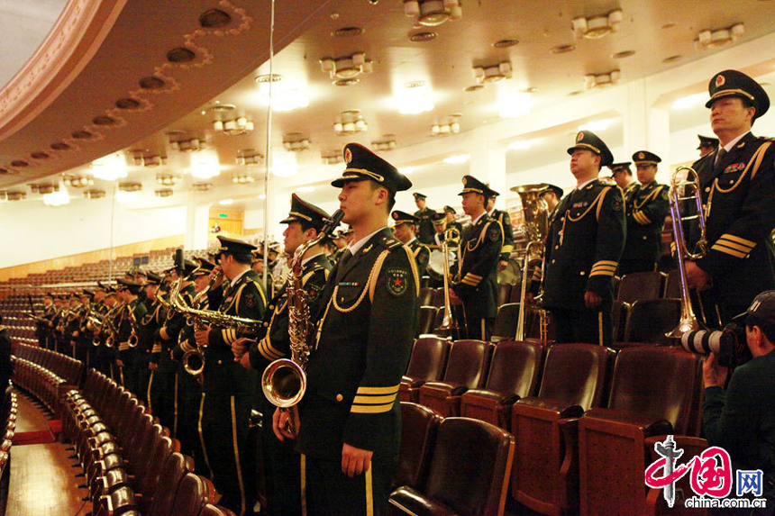 The military band is in order. The 11th National Committee of the Chinese People's Political Consultative Conference (CPPCC), China's top political advisory body, concluded its annual session in Beijing Tuesday morning.