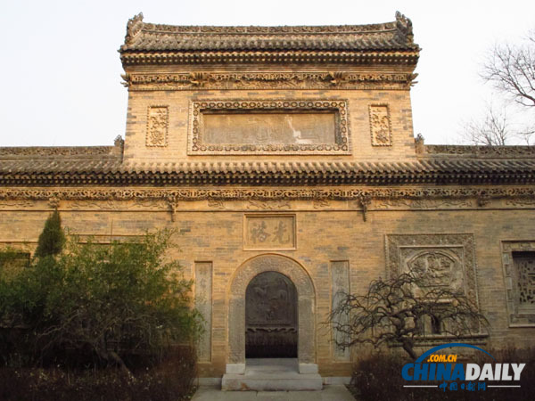 A photo of Shaanxi Guanzhong Folk Art Museum is taken on February 10, 2012. [Photo by Zhang Zixuan/China Daily]