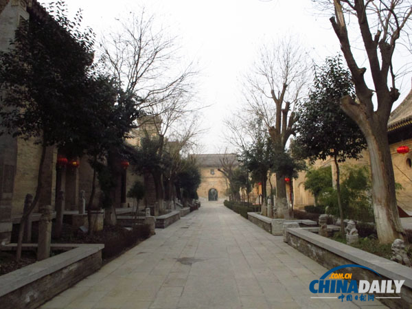 A photo of Shaanxi Guanzhong Folk Art Museum is taken on February 10, 2012. [Photo by Zhang Zixuan/China Daily] 