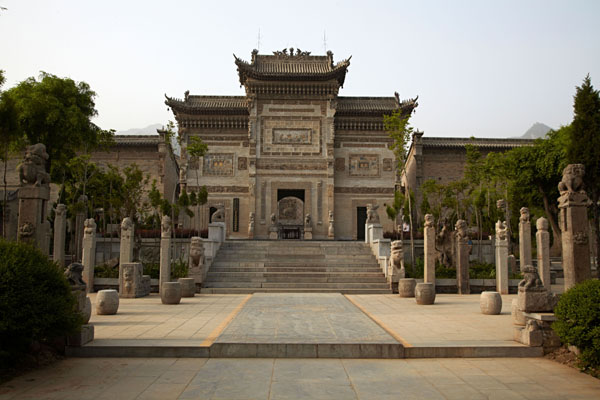 A photo of Shaanxi Guanzhong Folk Art Museum is taken on February 10, 2012. [Photo by Zhang Zixuan/China Daily] 
