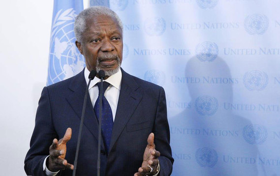 Joint UN-Arab League Special Envoy on Syria Kofi Annan. [Paulo Filgueiras/UN Photo]