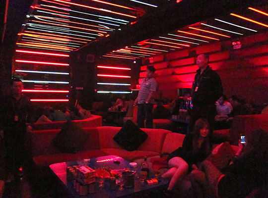 The basement at Mix doubles as a space station. Photo taken for CRI by William Wang, March, 2012.