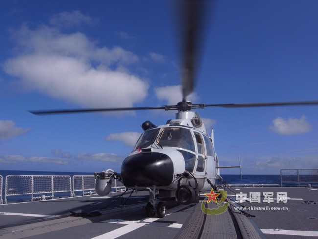 The 11th Chinese naval escort flotilla arrives in waters of the Gulf of Aden on March 15, 2012. The flotilla, which departed from Qingdao on Feb. 27, heads for the escort mission in the Gulf of Aden and Somali waters to protect commercial ships from pirate attacks.