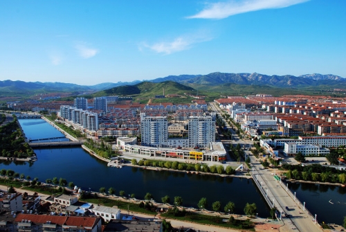 Beautiful scenery of Dongcun River in Haiyang