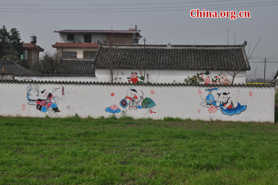 Photo shows the beautiful spring scenery of Nianhua village in Mianzhu City, southwest China's Sichuan Province, Mar. 18, 2012. Mianzhu was one of the worst-hit cities in the devastating 2008 Wenchuan earthquak. [China.org.cn/by Chen Xiangzhao] 