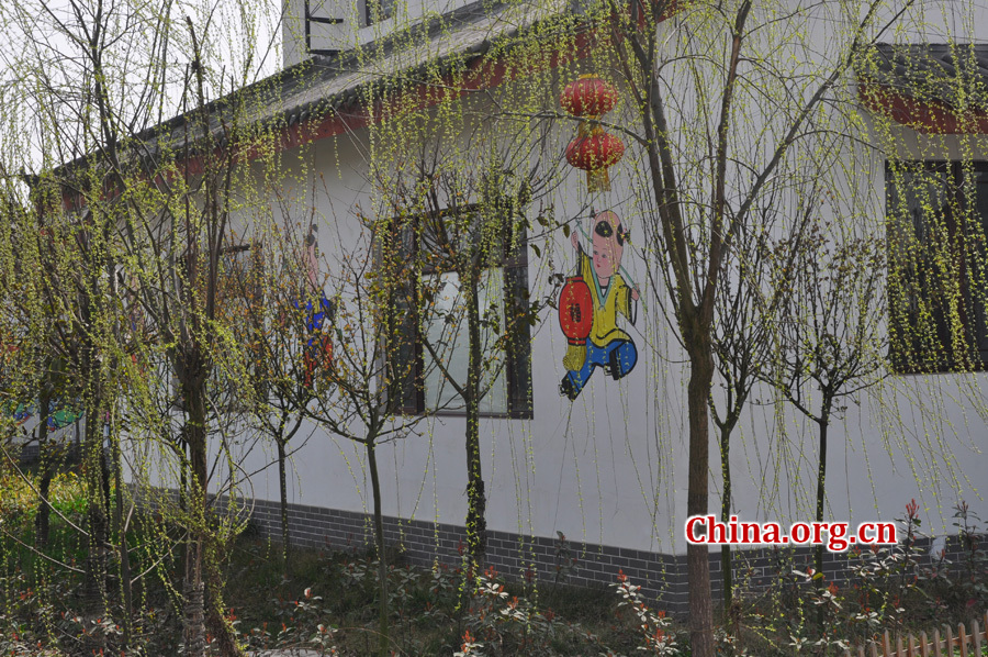 Photo shows the beautiful spring scenery of Nianhua village in Mianzhu City, southwest China's Sichuan Province, Mar. 18, 2012. Mianzhu was one of the worst-hit cities in the devastating 2008 Wenchuan earthquak. [China.org.cn/by Chen Xiangzhao] 