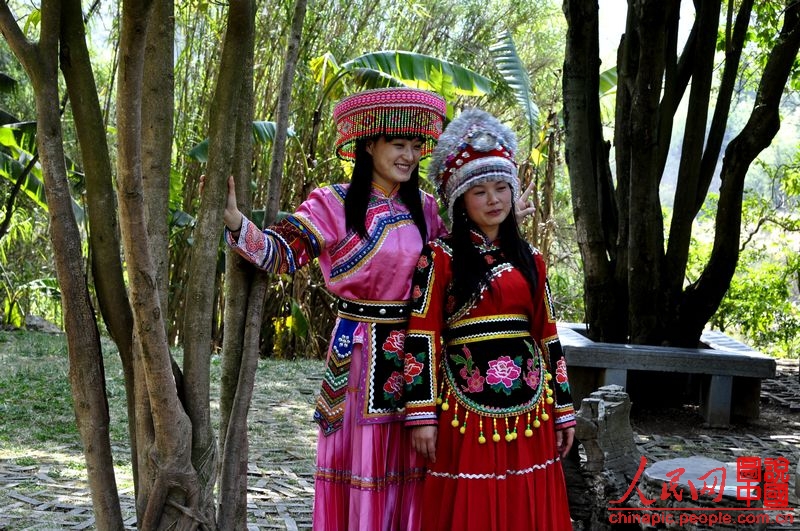 The Jiulong Waterfalls was voted one of the top six most beautiful Chinese waterfalls in a poll by 'Chinese National Geography' magazine in 2005. It is a group of wide waterfalls at ten levels in Luopan County of Yunnan Province. The view of the falls varies level by level and they are connected with each other by shoals or pools, creating a fantasy world of water.