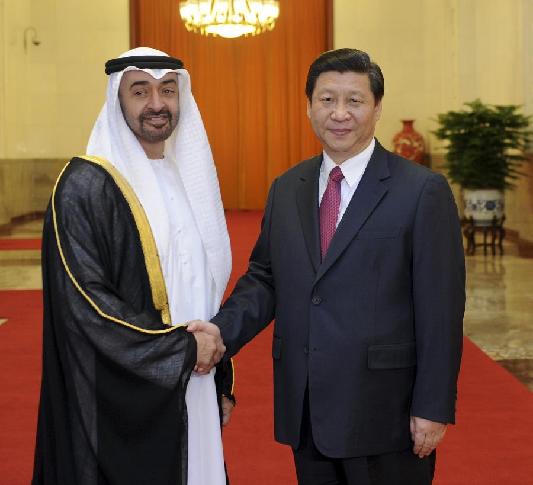 CHINA-ABU DHABI-XI JINPING-CROWN PRINCE-TALKS (CN)