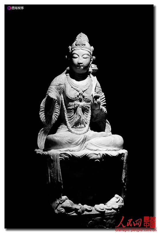 Buddhism cultural relics in Beilin Museum in Xi’an.