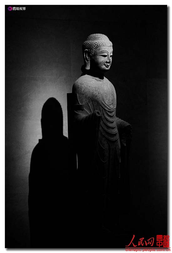 Buddhism cultural relics in Beilin Museum in Xi’an.