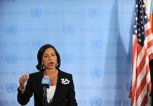 The UN Security Council will have to take 'very urgent and serious' action if Syria fails to meet an April 10 deadline to halt its military operations in protest cities, US ambassador Susan Rice, pictured on April 2, said Tuesday. 