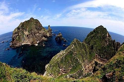 Dokdo in Korean and Takeshima in Japanese.