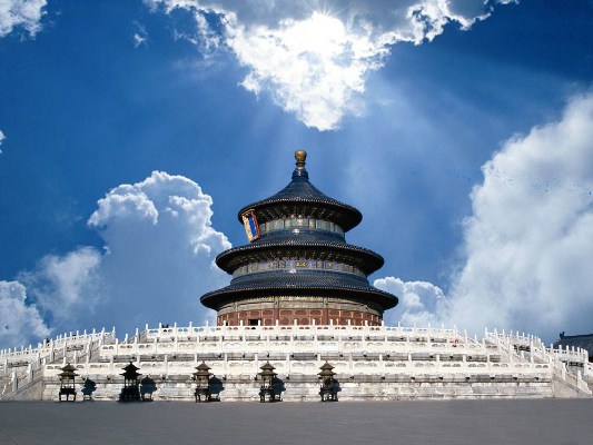 The Temple of Heaven in southern Beijing is China's largest existing complex of ancient sacrificial buildings.