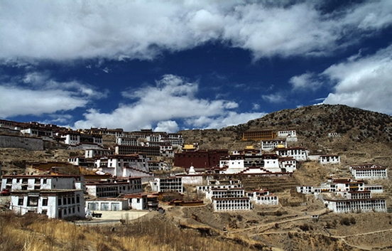 Ganden Monastery, also known as Gaden Monastery, is one of the 'great three' Gelukpa university monasteries of Tibet, together with the Sera Monastery and the Drepung Monastery.