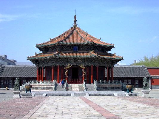 Shenyang Imperial Palace, built between 1625 and 1636, is the former imperial palace of the early Qing Dynasty (1644-1911). 
