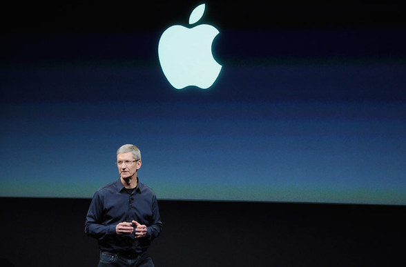 Tim Cook introduces iPhone 4S. [File photo]