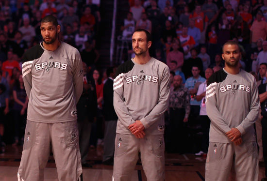 'Big 3' power San Antonio Spurs to top the West.