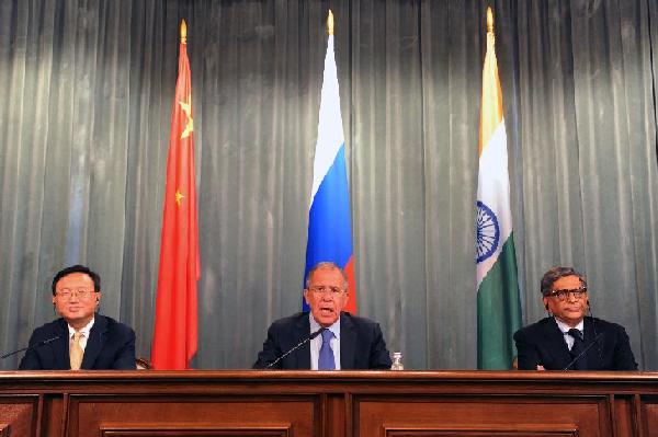 China, Russia, India look to positive roles