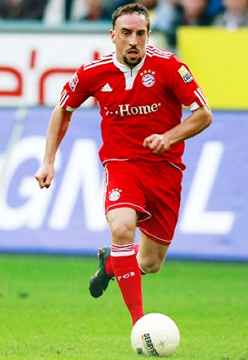 Franck Ribery, one of the 'Top 20 highest-paid football players 2012' by China.org.cn.