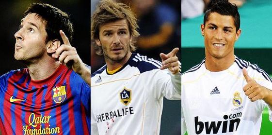 Top 20 highest-paid football players 2012