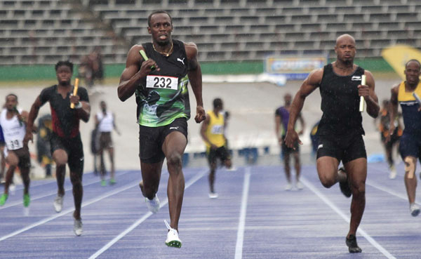 Bolt, Blake put on show of speed in Jamaica