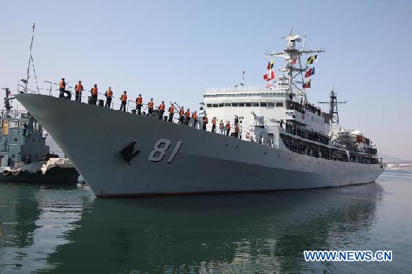 #CHINA-LIAONING-DALIAN-NAVY VESSEL-GLOBAL VOYAGE (CN)