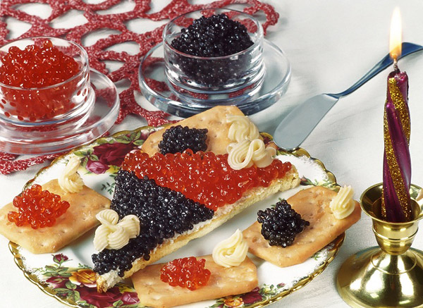 Gourmet food of Russia 