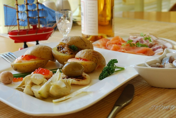 Gourmet food of Russia 