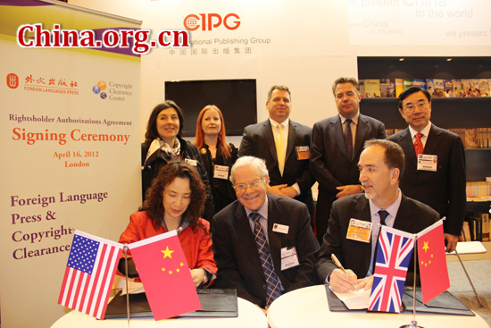 Foreign Language Press signing copyright deals with the American Copyright Clearance Center.