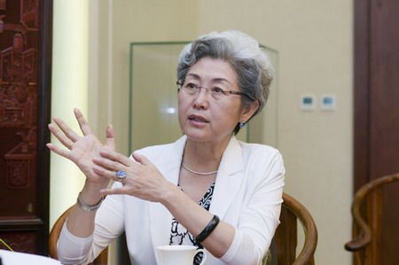 外交部副部长傅莹接受德国《明镜》周刊采访 2011年8月17日 北京