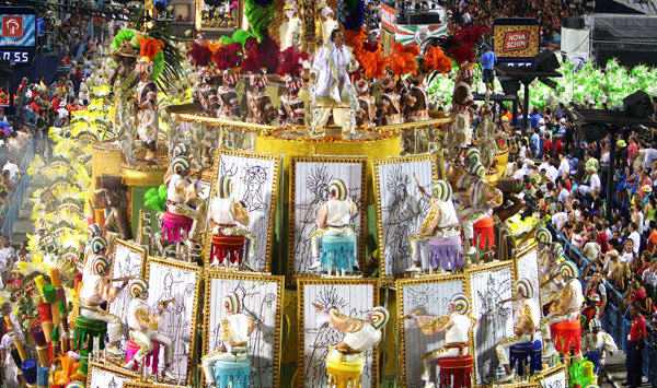 Carnival of Rio de Janeiro, Brazil, one of the 'top 10 carnivals in the world' by China.org.cn.