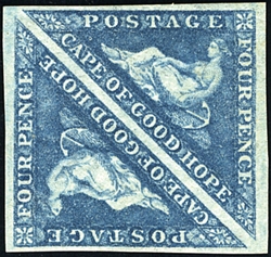 Cape of Good Hope Stamp, one of the &apos;top 13 most valuable postage stamps in the world&apos; by China.org.cn.