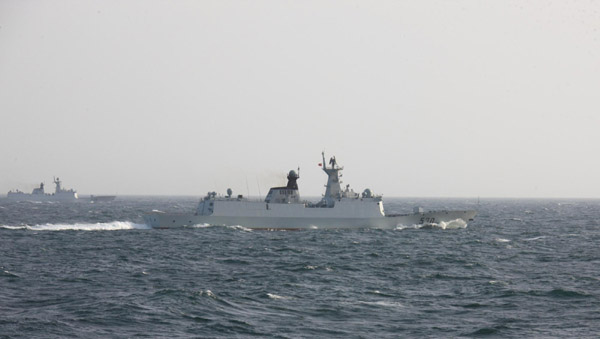 China, Russia hold naval drill