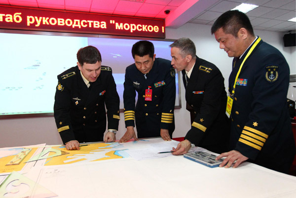 China, Russia hold naval drill