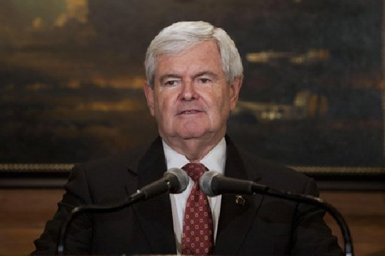 File photo of U.S. Republican presidential hopeful Newt Gingrich