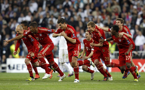 Bayern stuns Real in shootout to set up Chelsea final