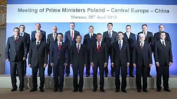 POLAND-CHINA-CENTRAL EUROPE-PRIME MINISTERS-MEETTING