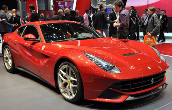 Ferrari F12 Berlinetta,one of the 'Top 10 most expensive cars at Beijing Auto Show' by China.org.cn.
