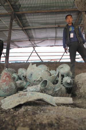 Precious artefacts uncovered in Shandong