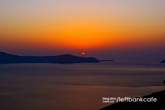 Santorini is an island in the southern Aegean Sea, about 200 km (120 mi) southeast from Greece's mainland.
