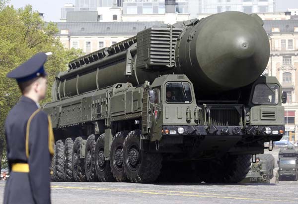 Dress rehearsal of V-Day parade in Moscow