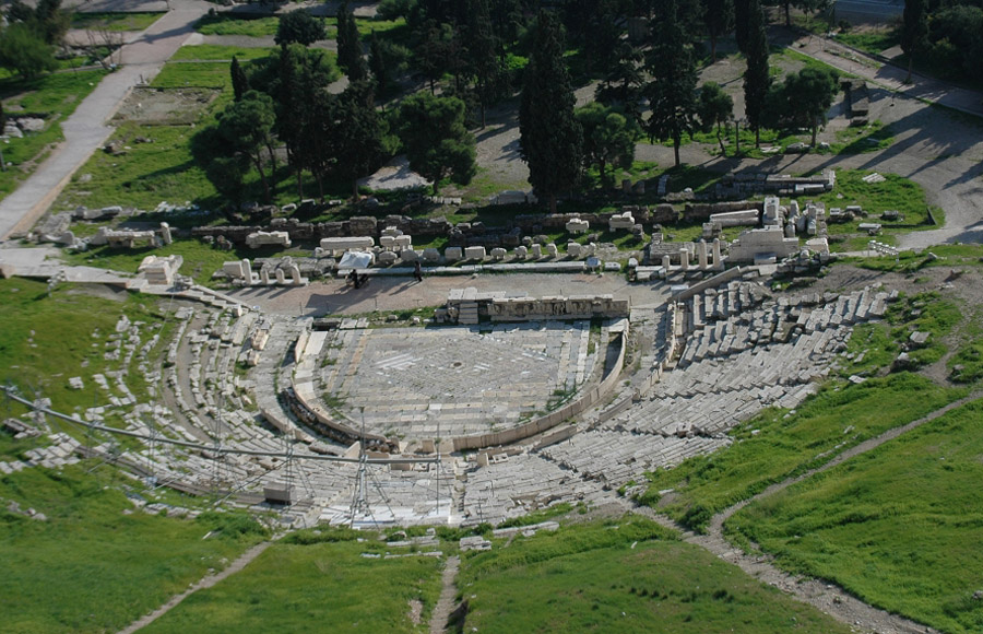 The architecture of Ancient Greece is the architecture produced by the Greek-speaking people whose culture flourished on the Greek mainland and Peloponnesus, the Aegean Islands, and in colonies in Asia Minor and Italy for a period from about 900 BC until the 1st century AD. Ancient Greek architecture is best known from its temples, and includes processional gateway, the public square surrounded by storied colonnade, the town council building, the public monument, the monumental tomb and the stadium.